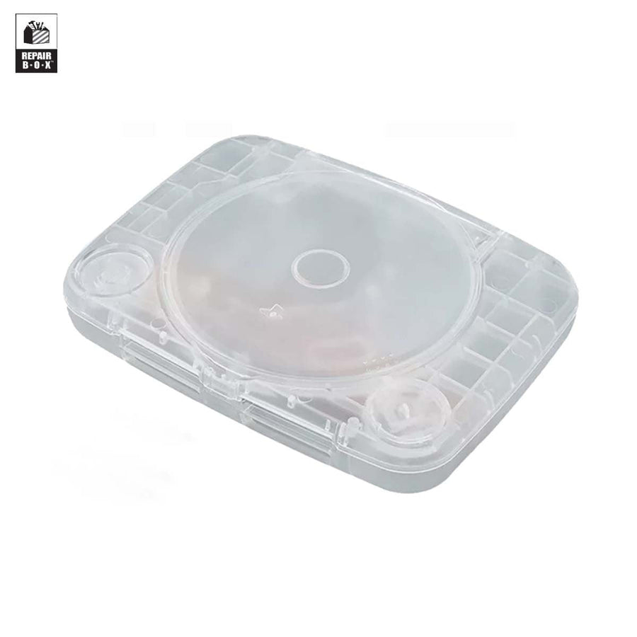 Replacement custom housing shell for Sony PSOne PS1 Slim - Clear | RepairBox - 1