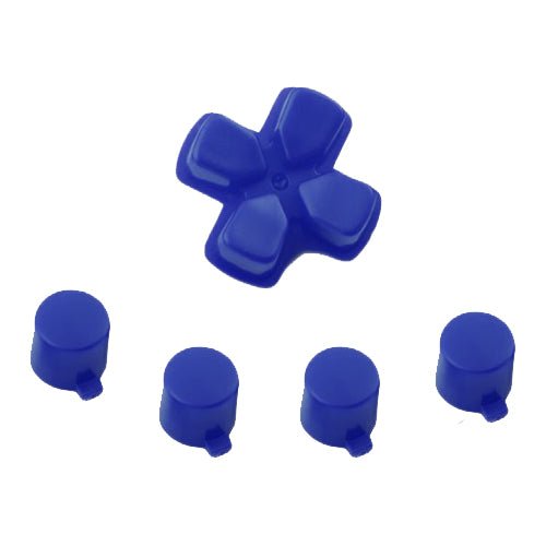 Replacement D - pad & Action Button Set For Sony PS4 Controllers - Blue | ZedLabz - 1