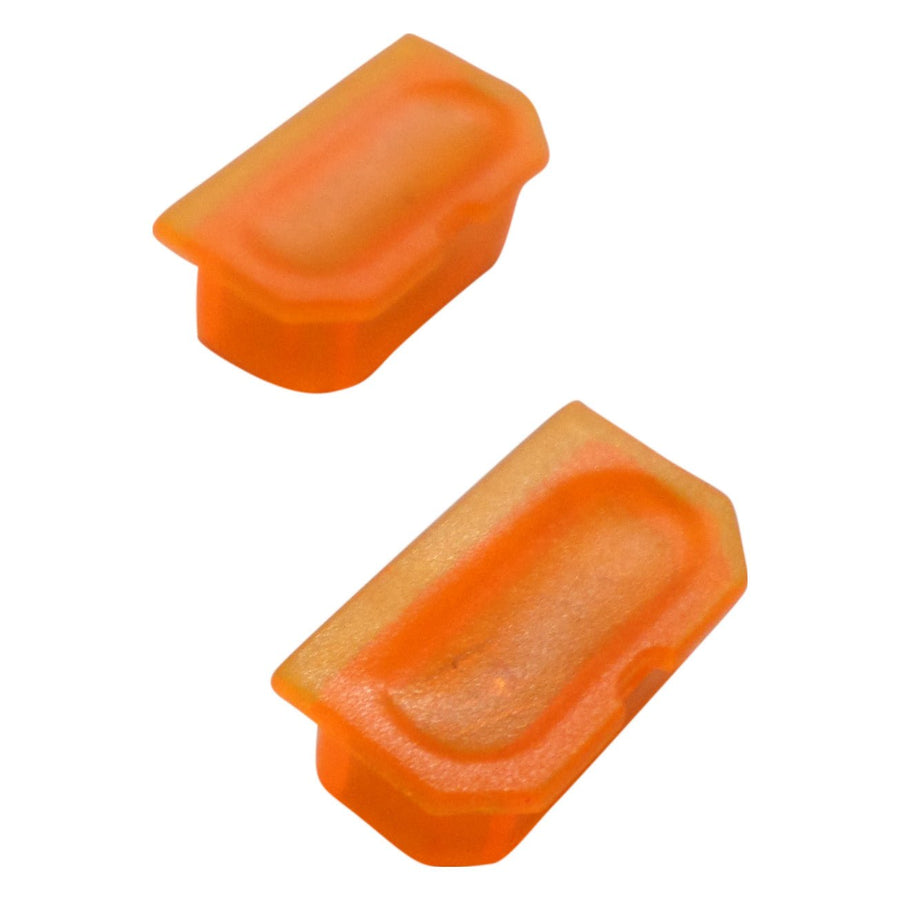 Replacement Dust Cap Cover for Game Boy DMG - 01 Link port - Clear Orange | ZedLabz - 1