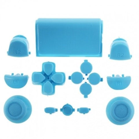 Replacement Full Button Set For 1st Gen Sony PS4 Controllers - Light Blue | ZedLabz - 1