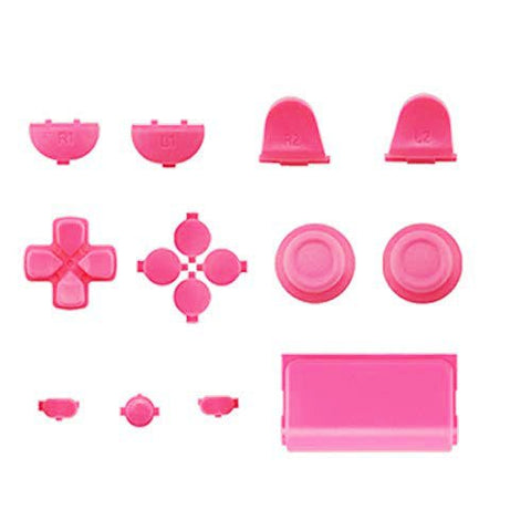 Replacement Full Button Set For 1st Gen Sony PS4 Controllers - Pink | ZedLabz - 1