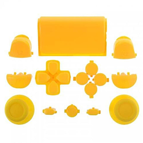 Replacement Full Button Set For 1st Gen Sony PS4 Controllers - Yellow | ZedLabz - 1