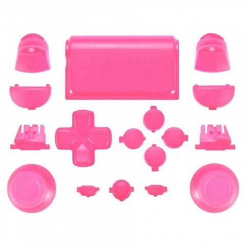 Replacement Full Button Set For 2nd Gen Sony PS4 JDM - 030 Controllers - Pink | ZedLabz - 1