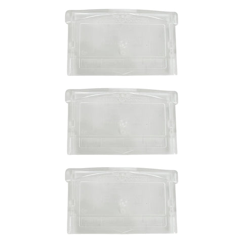 Replacement game cartridge shell case for Nintendo Game Boy Advance games GBA - 3 pack clear | ZedLabz - 1