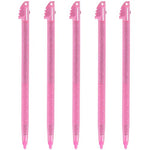 Replacement Glitter Stylus Set For Nintendo 3DS XL - 5 Pack Pink | ZedLabz - 6