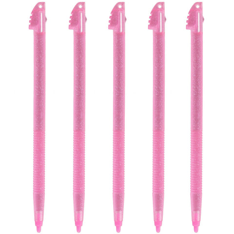 Replacement Glitter Stylus Set For Nintendo 3DS XL - 5 Pack Pink | ZedLabz - 2