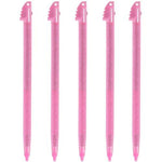 Replacement Glitter Stylus Set For Nintendo 3DS XL - 5 Pack Pink | ZedLabz - 7