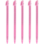 Replacement Glitter Stylus Set For Nintendo 3DS XL - 5 Pack Pink | ZedLabz - 1