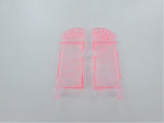 Replacement housing for Nintendo Switch Joy - Con left & right controller shell - Clear pale Pink | ZedLabz - 2