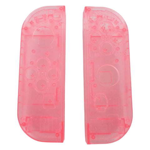 Replacement housing for Nintendo Switch Joy - Con left & right controller shell - Clear pale Pink | ZedLabz - 1