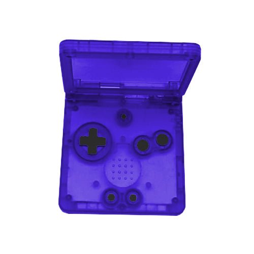 Replacement housing kit for Nintendo Game Boy Advance SP - clear purple | ZedLabz - 1