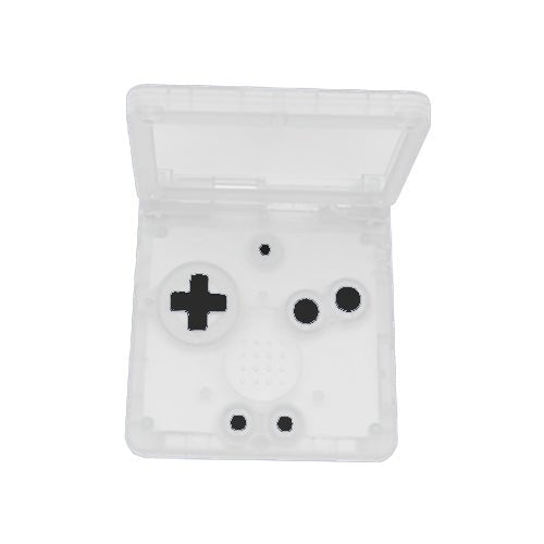 Replacement housing shell for Game Boy Advance SP GBA Nintendo - clear | ZedLabz - 1