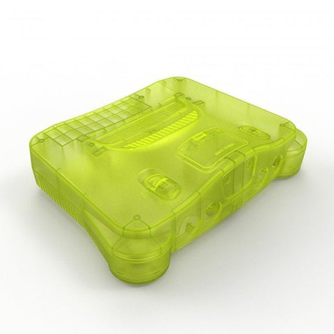 Replacement housing shell for Nintendo 64 N64 console - Extreme green | Teknogame - 2