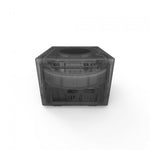 Replacement housing shell for Nintendo GameCube GC DOL - 001 & DOL - 101 console - Smoke Black | Teknogame - 6