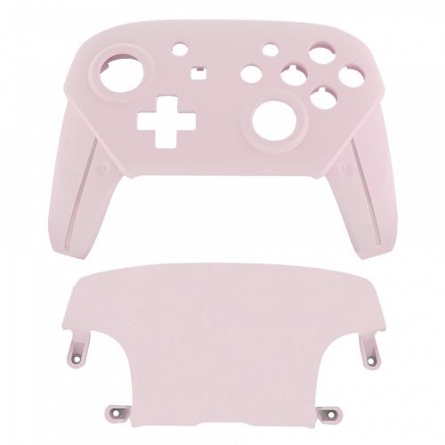 Replacement housing shell for Nintendo Switch Pro controllers front & back cover hard soft touch - Light Pink | ZedLabz - 1