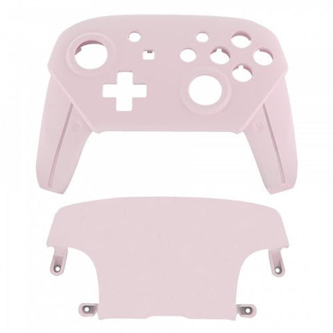 Replacement housing shell for Nintendo Switch Pro controllers front & back cover hard soft touch - Light Pink | ZedLabz - 1