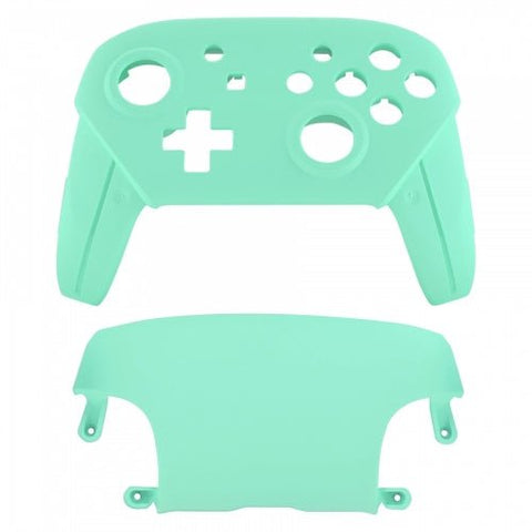 Replacement housing shell for Nintendo Switch Pro controllers front & back cover hard soft touch - Mint Green | ZedLabz - 1