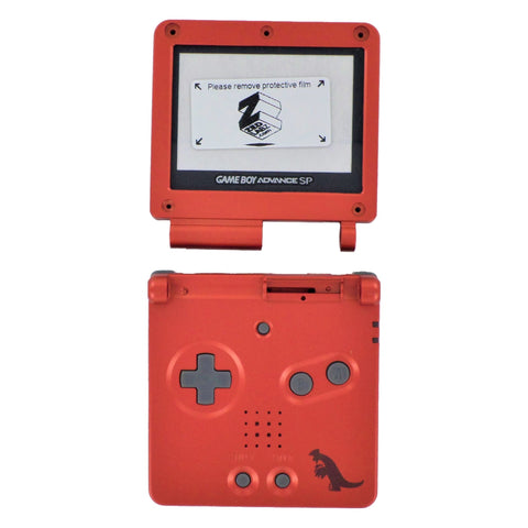 Replacement Housing Shell Kit For Nintendo Game Boy Advance SP - Groudon Pokemon | ZedLabz - 2