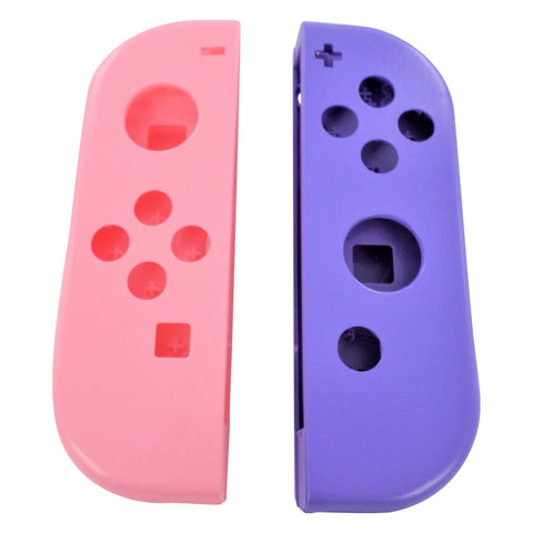 Replacement Housing shell left & right for Nintendo Switch Joy Con controllers - pink & purple | ZedLabz - 1