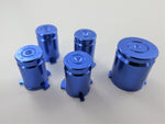 Replacement Metal Thumbsticks & Bullet Buttons Set For Xbox 360 Controllers - Blue | ZedLabz - 4