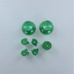 Replacement Metal Thumbsticks & Bullet Buttons Set For Xbox 360 Controllers - Green | ZedLabz - 3