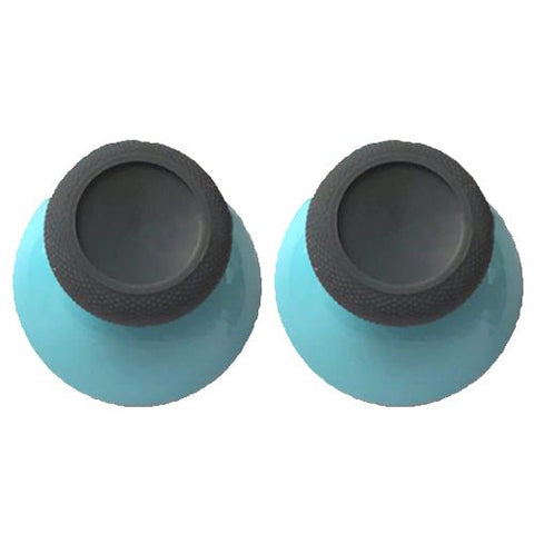 Replacement OEM concave analog thumbsticks for Microsoft Xbox One controller - 2 pack grey/blue | ZedLabz - 1