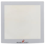 Replacement plastic screen lens cover for Neo Geo Pocket with adhesive - silver | ZedLabz - 1