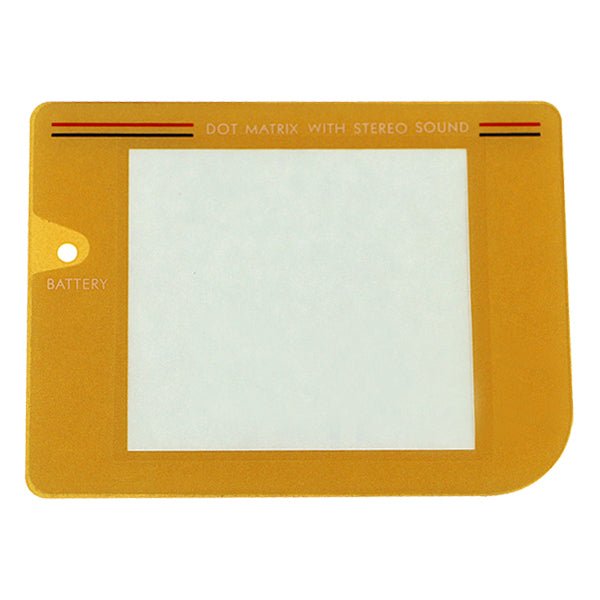 Replacement Plastic Screen Lens For Nintendo Game Boy Original DMG - 01 - Yellow | ZedLabz - 1