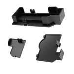 Replacement port cover set for Nintendo GameCube console Serial 1, 2 & Hi speed ABS plastic doors - Black | XYAB - 2