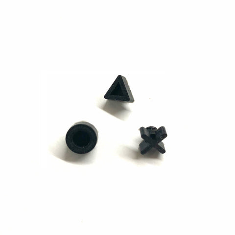 Replacement rubber feet for Sony PS4 Slim console PlayStation 4 - black - 1