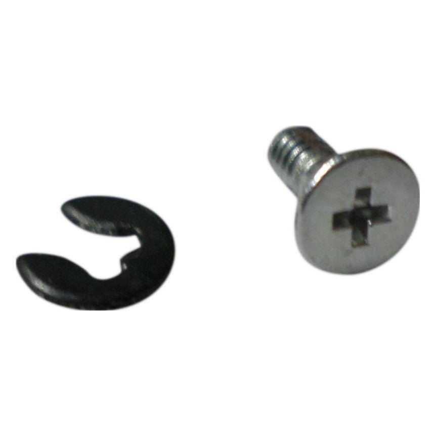 Replacement screw & circlip set for Game Boy Advance SP Nintendo - silver | ZedLabz - 1