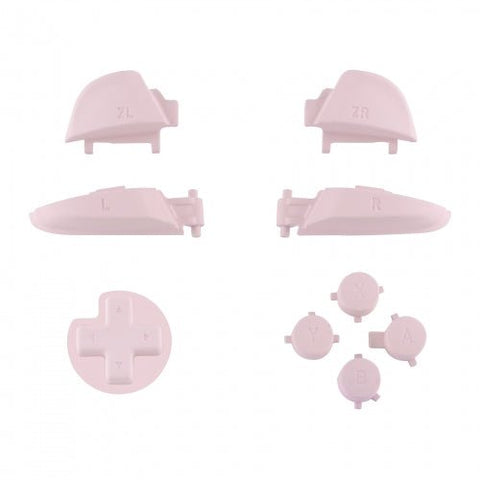 Replacement Soft Touch Button Set For Nintendo Switch Pro Controller - Pink | ZedLabz - 1