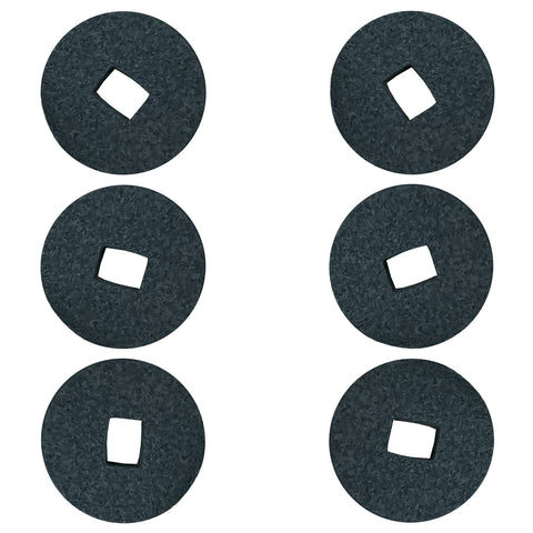 Replacement switch foam dust cover circle washers for Atari 2600 - 6 pack black | ZedLabz - 1