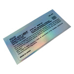 Reproduction holographic sticker for Nintendo Game Boy Light handheld console GBL - Gloss holo silver 2 pack | Gameduck - 3