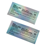 Reproduction holographic sticker for Nintendo Game Boy Light handheld console GBL - Gloss holo silver 2 pack | Gameduck - 1