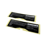 Reproduction sticker for Game Boy Advance SP rear model label replacement - 2 pack [AGS - 101] | ZedLabz - 2