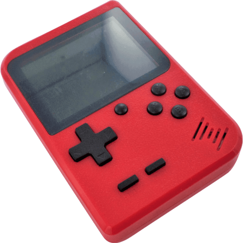 Retro Mini handheld video game console built in 777 classic games - Red | ZedLabz - 2