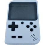 Retro Mini handheld video game console built in 777 classic games - White | ZedLabz - 1