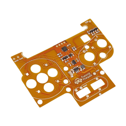 RGB LED button mod kit for Nintendo Game Boy Color CGB GBC - Yellow | Funnyplaying - 1