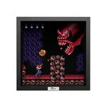 Contra Dragon God Java video game (1988) shadow box art officially licensed 9x9 inch (23x23cm) | Pixel Frames