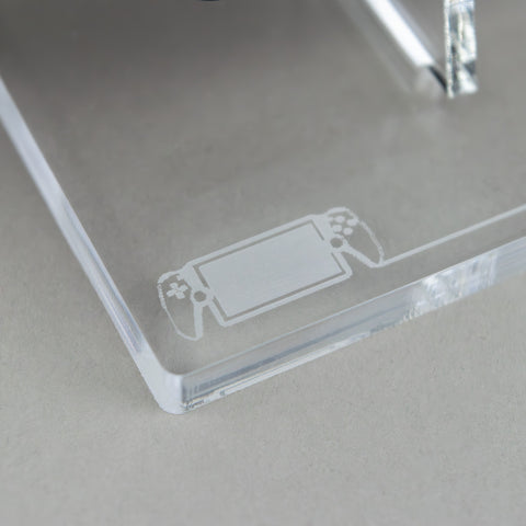 Display stand for PlayStation PS Portal - Crystal clear | Rose Colored Gaming