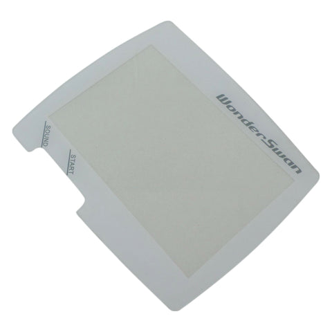 Screen lens for Bandai WonderSwan console plastic cover replacement - white | ZedLabz - 1