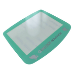 Screen lens GLASS for Nintendo Game Boy Advance replacement cover - Light Green/Holographic writing Celebi Edition | ZedLabz - 3