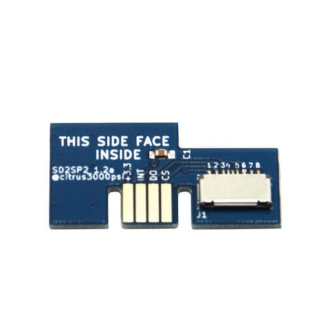 SD memory card for Nintendo GameCube serial port 2 SD2SP2 adapter - Blue | ZedLabz - 1