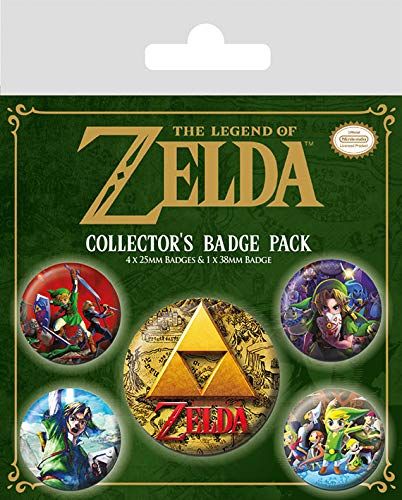 The Legend Of Zelda collectors edition official badge pack of 5 | Pyramid