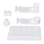 Silicone Game Slot, Headphones, Charging Port Dust Cover Plugs For Nintendo 3DS XL & New 3DS XL - Clear White | ZedLabz - 2