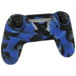 Silicone Grip Cover Skin For Sony PS4 Controllers - Camo Blue | ZedLabz - 3