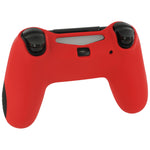 Silicone Grip Cover Skin For Sony PS4 Controllers - Red | ZedLabz - 3