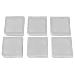 Single game case for 3DS 2DS DSi DS Lite individual cartridge card holder - 6 pack Clear | ZedLabz - 3