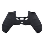 Skin grip cover for Sony PS5 controller silicone rubber leather textured - Black | ZedLabz - ZedLabz800725